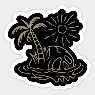 Skull Island Sticker